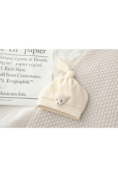 nannie Cute Bear Kids Cream Jumpsuit - 6-9 months