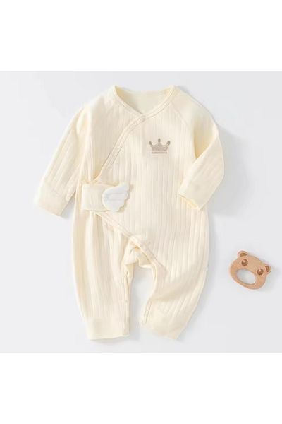 nannie Crown Baby Cream Jumpsuit - 0-3 months