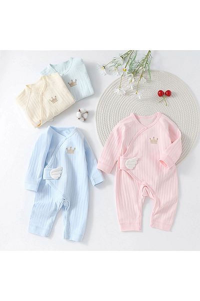 nannie Crown Baby Cream Jumpsuit - 0-3 months