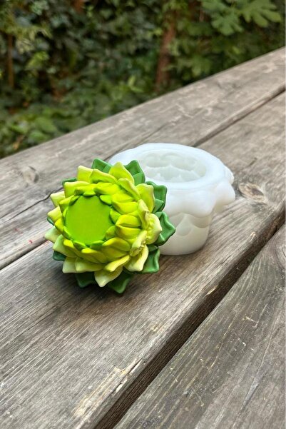 rufus concept Lotus Çiçek 8 Silikon Mum Kalıbı