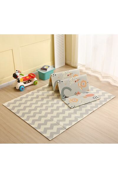 MooieBaby's Circus Katlanabilir Oyun Matı Oyun Halısı 150 X 180 X 1 Cm