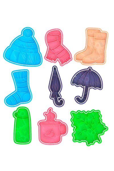 Hobist قوالب كوكيز تحت عنوان موسم الشتاء وقالب لب السكر