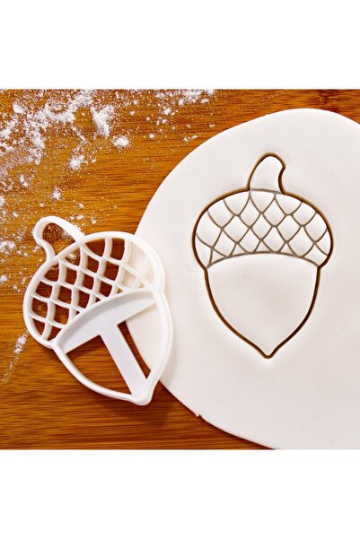 Hobist قالب كوكي من البلوط وقالب لب السكر