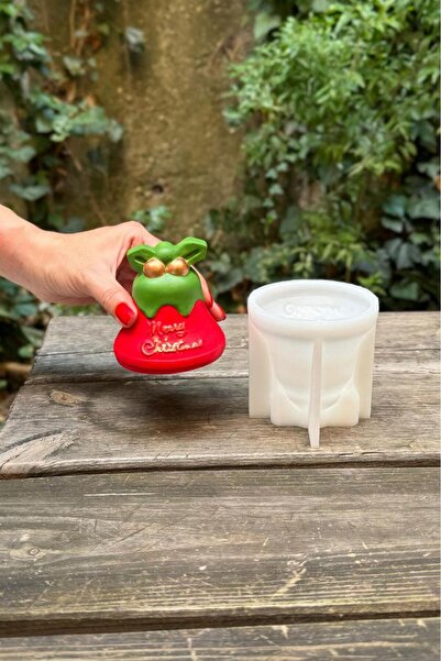 rufus concept 3D Christmas Çan Silikon Mum Kalıbı