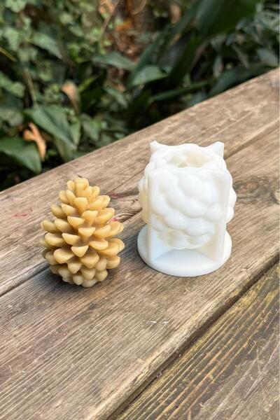 rufus concept Kozalak Silikon Mum Kalıbı