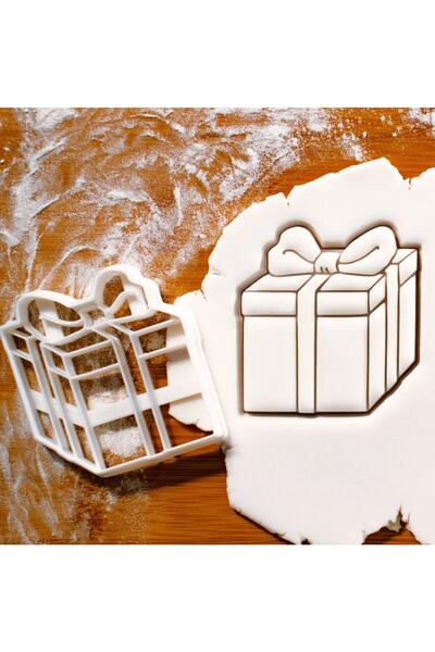 Hobist قالب كوكي بتغليف الهدايا - قالب لب السكر