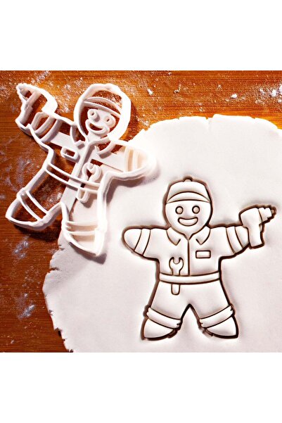 Hobist قالب مان ميكانيكي الزنجبيل وبلاستيسين السكر