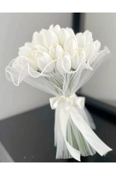 PEARSTORE Tüllü Islak Lale Gelin Çiçeği Islak Lale