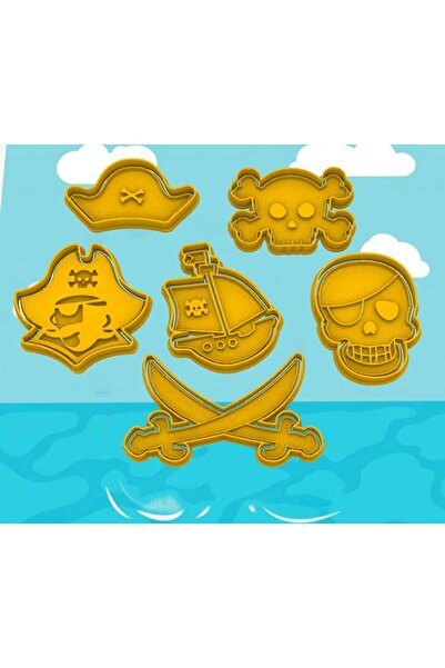 Hobist قالب كوكي القراصنة - قالب عجينة السكر وقالب عجينة اللعب مجموعة كاملة م...