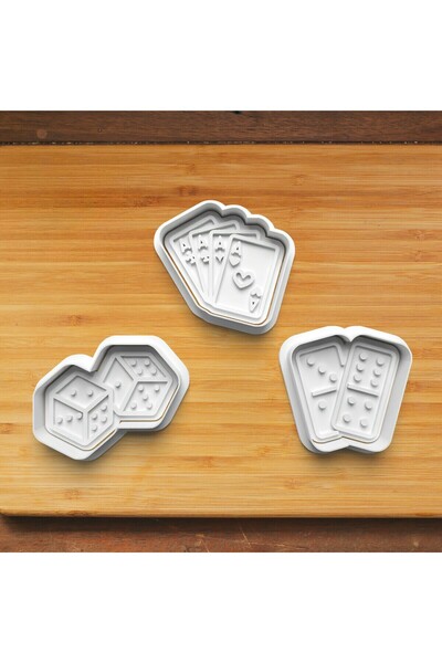 Hobist ألعاب النردات الورقية، قالب الكوكيز وقالب لب السكر