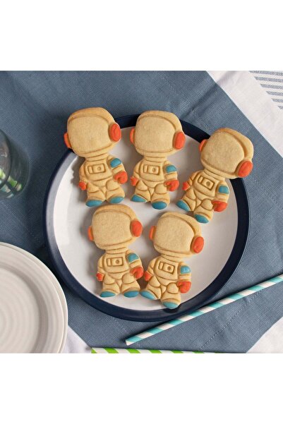 Hobist قالب كوكي رائد الفضاء وقالب لب السكر