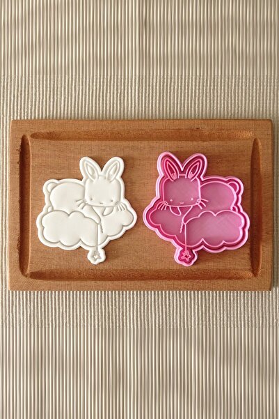 Hobist قالب كوكي على شكل أرنب الأحلام اللطيف فوق الغيوم