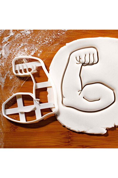 Hobist قالب كوكي ذو ذراع عضلية رياضية وقالب لب السكر