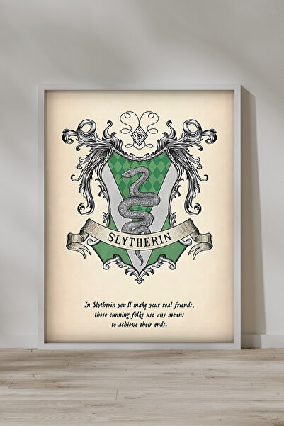 FGHGF Slytherin Seri 004 Harry Potter Çerçevesiz Poster & Duvar Tablosu