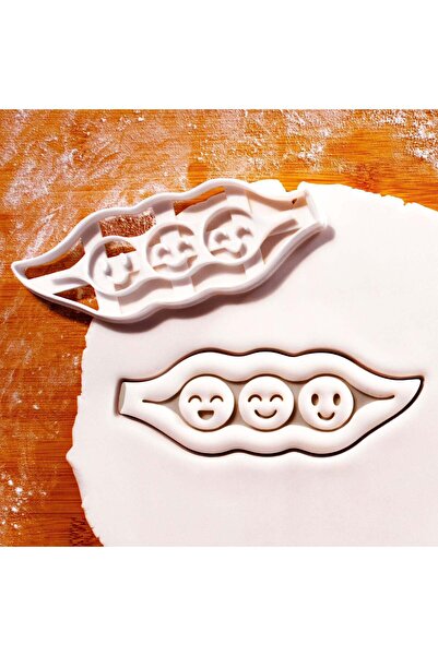 Hobist قالب كوكيز ثلاثي الرموز التعبيرية وقالب لب السكر في أوراق الشجر