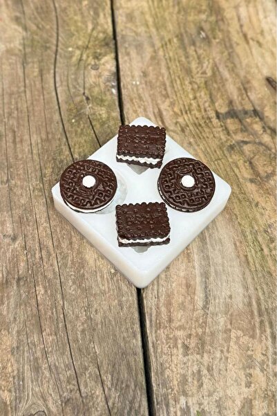 rufus concept Bisküvi Dörtlü Silikon Mum Kalıbı