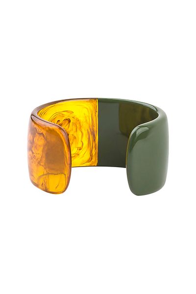 Choice green Vintage Resin Cuff Bracelet Bangles for Women Colorful Acrylic Wide Open Bracelet Charms Femal