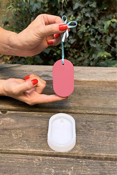 rufus concept Elips Koku Tableti Silikon Mum Kalıbı