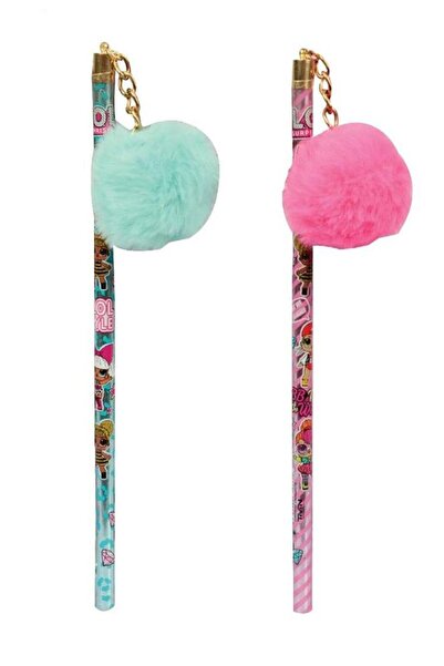 LOL Kurşun Kalem Ponponlu 2 Adet Lisanslı Orjinal Kurşun Kalem Kız Karakterli...