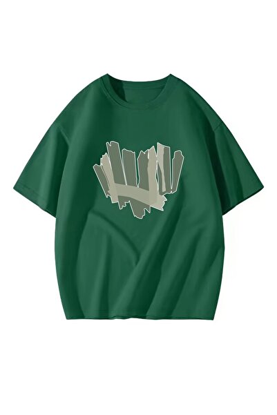 LAND MODA Γυναικείο πλεκτό μπλουζάκι με σχέδιο - Άνετο στυλ Y2K, με στρογγυλή...