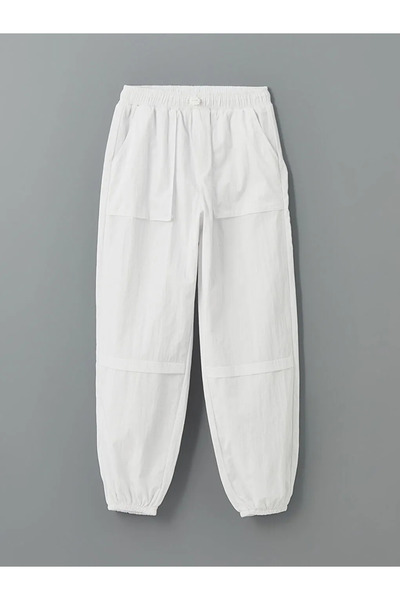 LC Waikiki Lcw Kids Basic Girls Jogger Pants with Elastic Waist