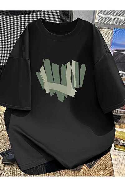 LAND MODA Γυναικείο πλεκτό μπλουζάκι με σχέδιο - Άνετο στυλ Y2K, με στρογγυλή...