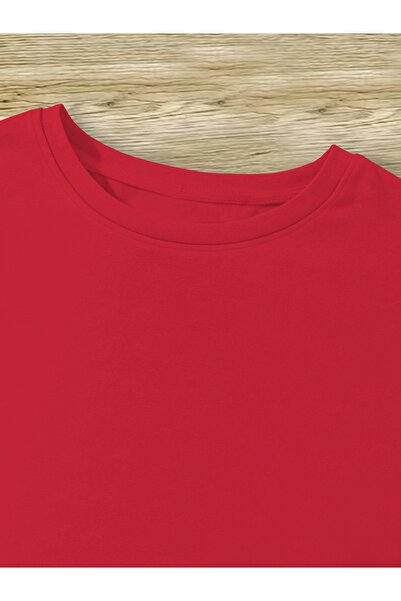 Let's Wear Cherry Printed T-Shirt for Girls with Crew Neck