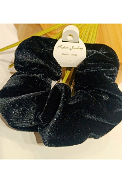 Monalisa Home Luxury Black Velvet Flashy Rubber Buckle