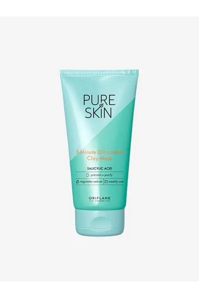 Oriflame 5 Minute Oil Control Clay Mask Pure Skin 100% Original (Product with Barcode) 41674