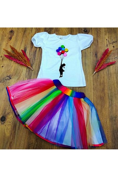 ZALKAYA April 23 Show Clothes Rainbow Suit
