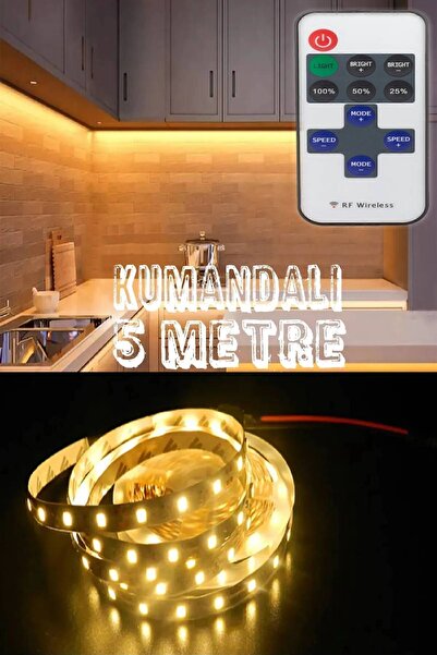 Sanctum Kumandalı Şerit Led Gün Işığı 5 Metre 12V Adaptörlü