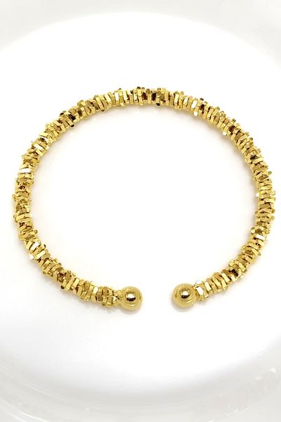 Pudraksesuar 316L Steel Gold Color Non Tarnish Luxury Women Bracelet
