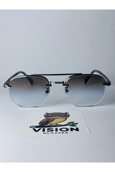 VG VISION GLASSES Lucid Glow Rimless Men's Sunglasses