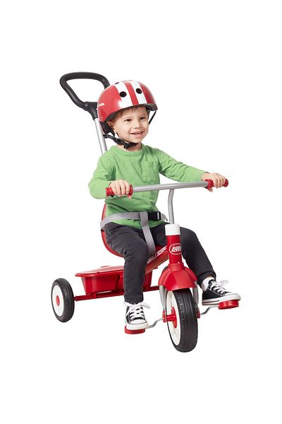 RADIO FLYER Tricicleta Radio Flyer 3-in-1 Stroll 'N Trike, Rosu, 1.5 - 5 ani