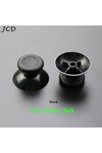 JCD لـ Xbox 360 JCD 10 قطع بديلة لعصا الإبهام التناظرية ثلاثية الأبعاد وغطاء قبضة الفطر لـ PS2