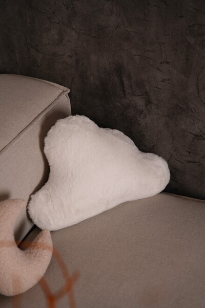 sevaradekor Plush Cloud Pillow Plush Cloud Throw Pillow Sleeping Companion Baby Room