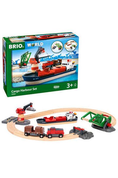 BRIO Σετ τρένου λιμανιού - BRIO, 3+ ετών