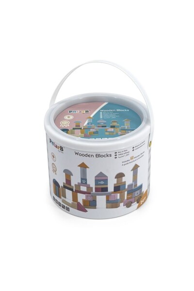 Viga Cuburi din lemn 60 buc, PolarB Viga