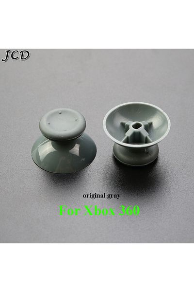 JCD لـ Xbox 360 JCD 10 قطع بديلة لعصا الإبهام التناظرية ثلاثية الأبعاد وغطاء قبضة الفطر لـ PS2