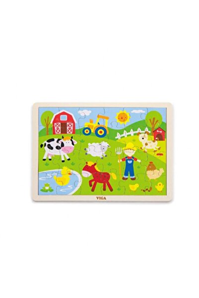 Viga Puzzle animale de la ferma