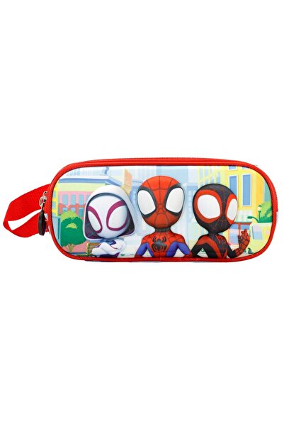 Karactermania Penar 3D Spiderman Traffic cu 2 compartimente, 22x9.5x8 cm