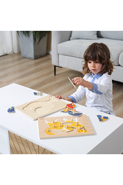 Viga Puzzle Montessori, Urs, Viga