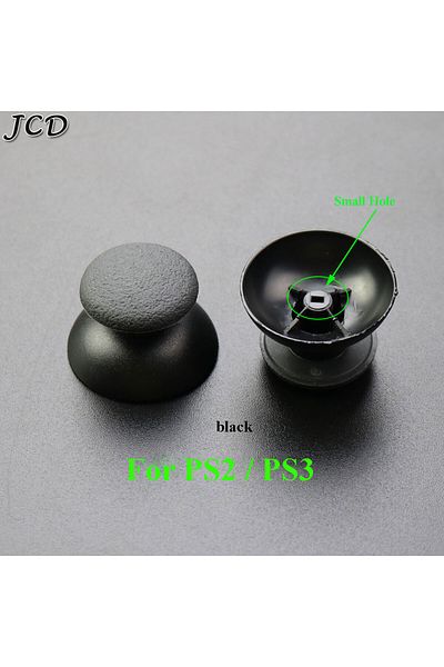 JCD 10 قطع بديلة لعصا الإبهام التناظرية ثلاثية الأبعاد لجهاز PS2 PS3، غطاء مقبض فطر لعصا الإبهام لجهاز PS2 P