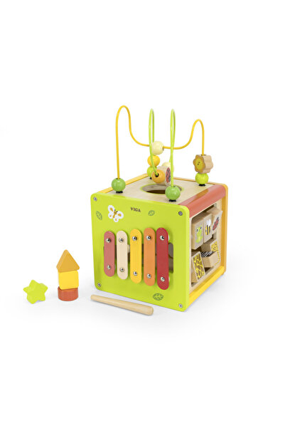 Viga Cub cu activitati 5-in-1, Viga