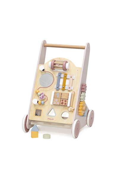 Viga Antemergator roz cu activitati Montessori, PolarB Viga