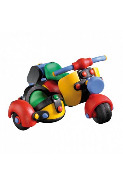 MicoMic 3D construction toy mic-o-mic Motorcycle with sidecar 089.017, 12.7 cm