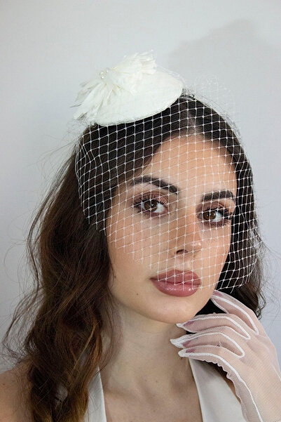 CAPPELLO DESİGN Gelin Vualet Nikah Şapkası, Gelin Şapkası, Vualet Şapka. Nika...