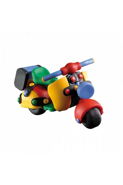 MicoMic Jucarie de construit mic-o-mic 3D Motocicleta 089.032, 13.7 cm