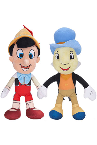 Play By Play Sada 2 plyšových hračiek Pinocchio a Jiminy Cricket, 35 cm