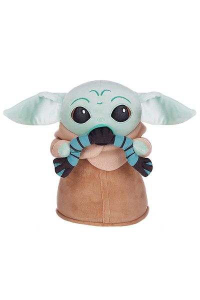Play By Play Baby Yoda plush toy with frog, Star Wars, 28 cm